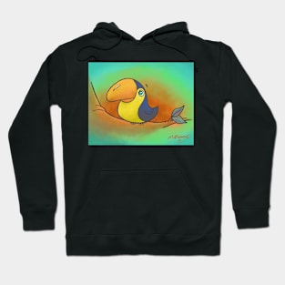 Baby Bird Smiling in the Jungle! Hoodie